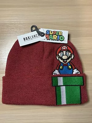 BIOWORLD 2021 Super Mario Red Knit Cap Beanie Nintendo OSFA New • $19.99