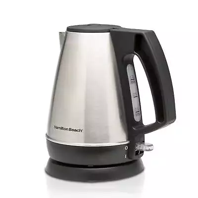 Hamilton Beach 1 Liter Electric Kettle Stainless Steel And Black New 40901F • $17.88