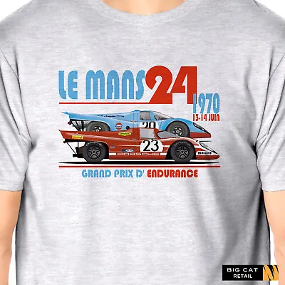 RaceArt Classic Le Mans 1970 917 Racing Cars Inspired T-shirt • £17.50