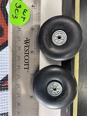 Vintage RC Airplane PERFECT Tire Set {2pc}Pre-Owned USA Ship • $8