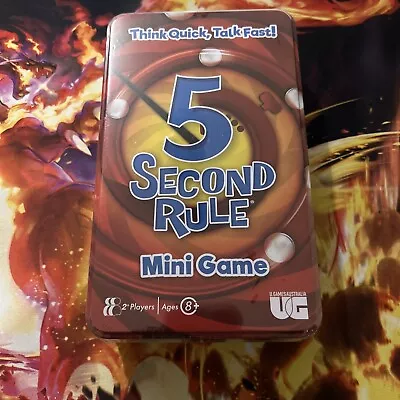 5 Second Rule Mini Game Brand New Sealed UGames 8+ Players 2-6 • $19.99