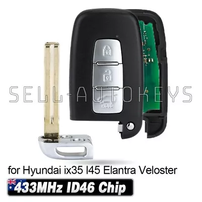 For Hyundai Ix35 02/2010 2011 2012 09/2013 433MHz ID46 Chip Remote Key Fob • $41.90