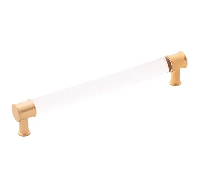 NEW Hickory Hardware P3703-CABGB Modern Acrylic 7-9/16  Bar Cabinet Pull Handle • $12.45