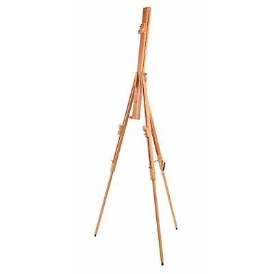 Field Easel Folding Rotate Canvas Frosted Beech Structure Portable Easy Store • $107.79