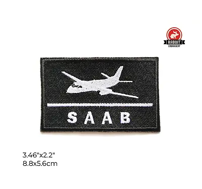 SAAB 340 2000 Aviation Embroidered Patch Airplane Pilot Crew Turboprop Jet • $4.20