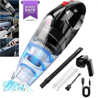 Cordless Car Vacuum Cleaner Handheld Home Rechargeable Wet Dry Duster Portable • $26.70
