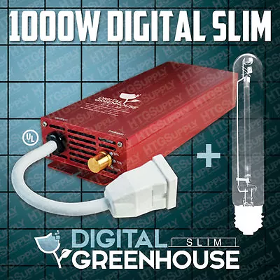 1000 WATT DIGITAL BALLAST & BULB COMBO Hydroponic HPS/MH Grow Light/Lamp Kit UL • $344.95