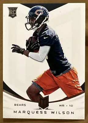 2013 Panini Momentum - 165 Marquess Wilson (RC) • $1.49