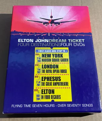 Elton John - Dream Ticket (DVD 2005 4-Disc Set) • $5