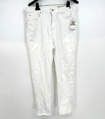 Michael Kors Selma Skinny High Rise Slim Stretch Denim Jeans 14 NWT $98 FLAW • $12