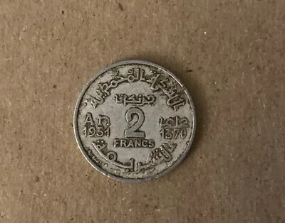 1951 (1370) Moracco Maroc 20 Francs Coin • $5.99