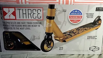 $54.99 • Buy 🛴 Fuzion Gold Pro X-3 2 Wheel Scooter - Gold 🆕️ NO BOX‼️