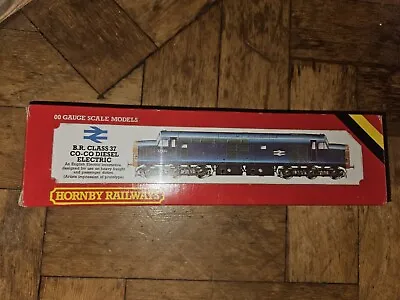 £15 • Buy Hornby Railways R751 BR Blue Class 37 Co-Co Diesel Electric Locomotive Gauge 00