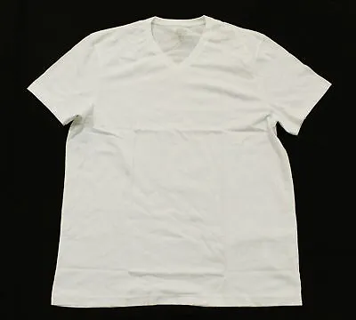 $24.99 • Buy J. Crew Men's Broken-In Short-Sleeve V-Neck T-Shirt RP9 White Large NWT