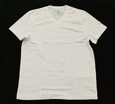 $24.99 • Buy J. Crew Men's Broken-In Short-Sleeve V-Neck T-Shirt RP9 White Large NWT