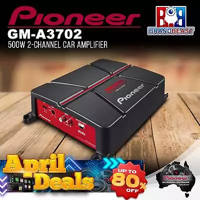 Pioneer GM-A3702 500W 2-Channel Bridgeable Amplifier • $114.66