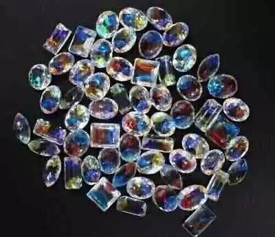 AAA 99 Ct Certified Natural Mix Rainbow Mystic Topaz Quartz Lot Loose Gemstone • $0.01