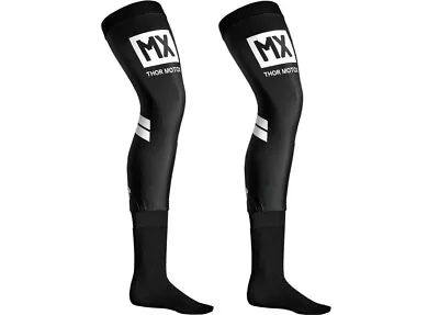 Thor Tall Compression Socks Black/White Full-Length For MX Motocross Dirt Bike • $51.30