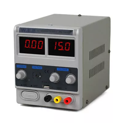 0-15V 2A Power Supply Transformer DC Bench Laboratory Power Supply Adjustable • £34.80