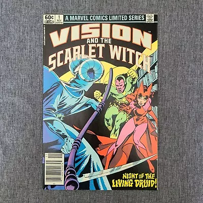 Vision And The Scarlet Witch #1 Key Newsstand Copy Marvel Limited Series 1982 • £5.53