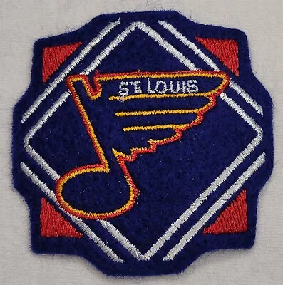 $3.99 • Buy St. Louis Blues Hockey Felt & Embroidered Iron On Patch *NOS* #452