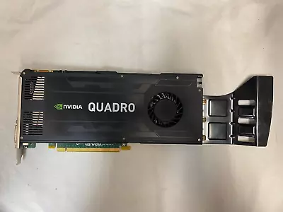 NVIDIA Quadro K4000 3 GB GDDR5 PCI Express 2.0 X16 Desktop Video Card Tested! • $29.99