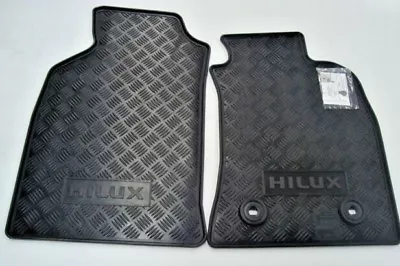 Toyota Hilux Rubber Floor Mats Front Pair Sr Sr5 Wmate Black Sept 11 - July 15 • $55