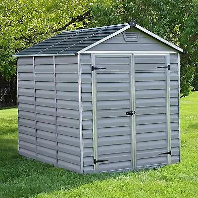 Garden Shed Plastic Grey Palram Canopia Skylight 4x6ft 6x3ft 6x5ft 6x8 6x10 6x12 • £594.87