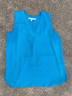 Violet + Claire Sleeveless Blouse Top Size Small Blue V-Neck • $8.50