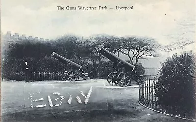 £7 • Buy The Guns, Wavertree (Botanic) Park, Liverpool. Printed Postcard.