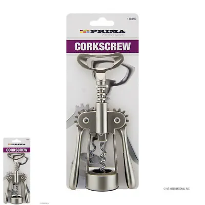 £4.99 • Buy New Heavy Duty Corkscrew With Levers Kitchen Tool Wine Bottle Opener Bars Home