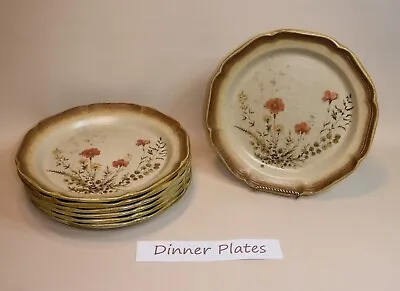 Mikasa ~ Whole Wheat Jardiniere ~ Set Of 7 Dinner Plates ~ EUC • $59.99