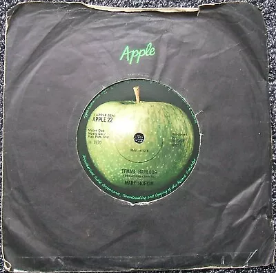 MARY HOPKIN - Temma Harbour (1970) Apple   Excellent UK 45 • £3.50