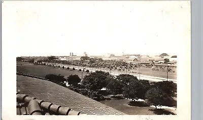 MANILA PHILIPPINES BIRDS EYE VIEW Real Photo Postcard Rppc ~by Ww2 Usa Sailor • $20