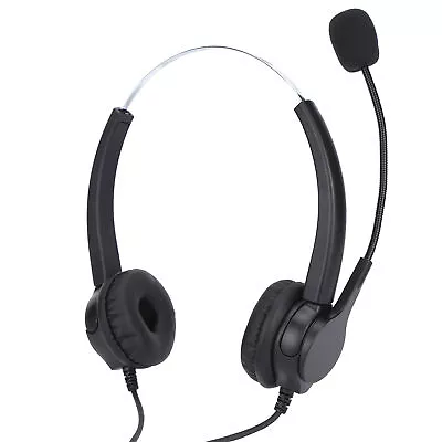 Telephone Headset Business Office Call Center Corded Headset For Landline/de GF0 • £8.82