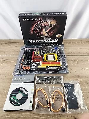 Elitegroup ECS A780GM-A Motherboard AMD 780G + SB700 Socket AM2+ AMD Phenom II • $89