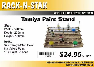 Rack N Stak - Tamiya Paint Stand - PS001 • $24.95