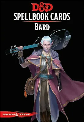 $28.79 • Buy Dungeons & Dragons Spellbook Cards Bard Deck (110 Cards) Revised 2017 Edition
