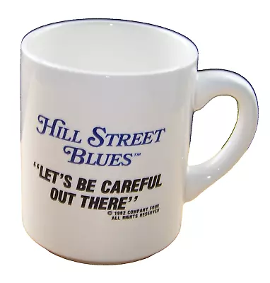 Hill Street Blues Mug Be Careful Out There TV Police Series Vintage 80s Coffee • $14.94