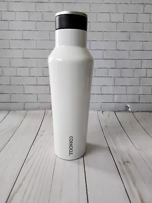 Corkcicle Classic Sport Canteen 20 Oz Hydration Bottle White Paramount Logo • $18