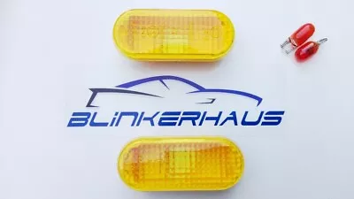 Vw Golf/jetta Mk3 Cabrio Polo Passat Vento Seat Yellow Fender Side Marker Lights • $39.99