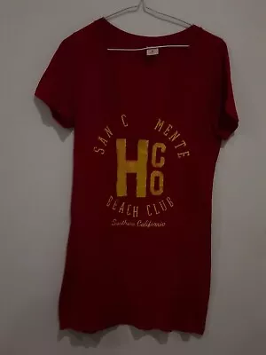 Hollister ~ Size M  Long  T- Shirt Beach Club California • $6.90