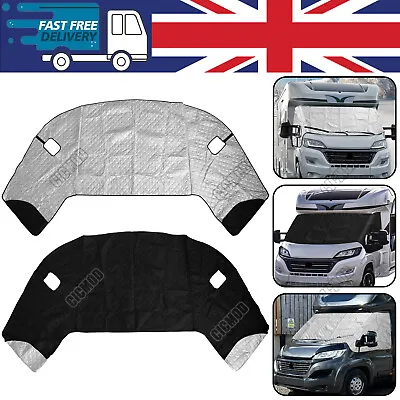 £47.99 • Buy Motorhome Thermal Windscreen Cover Black Out Blind For Fiat Ducato Peugeot Boxer