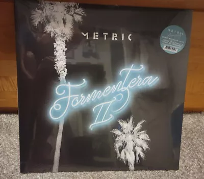 Metric Band Formentera II Signed Insert Seaglass Blue Vinyl Deluxe LE New Sealed • $74.98