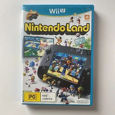 Nintendo Land (2012) Wii U Game Family Adventure Arcade • $10