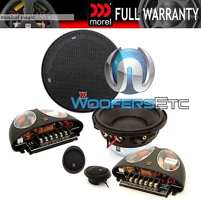 Morel Hybrid 402 4  Pro Car 2way Component Speakers Mids Tweeters Crossovers New • $699.99