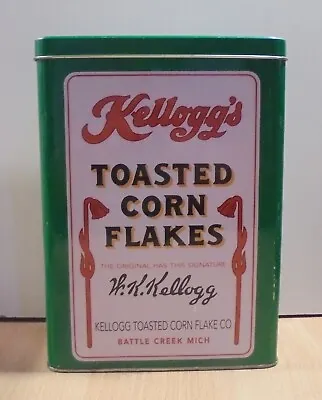 Kellogg's Cereal Advertisign Vtg Tin Box Empty 1992 • £38