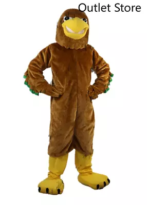 £278.40 • Buy Halloween Brown Eagle Mascot Costume Cosplay Party AD Clothing Carnival Xmas