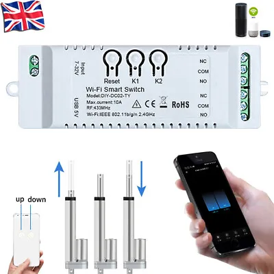 12V 24V Smart Remote Controller For Linear Actuator Motor WIFI Phone App Control • £13.99