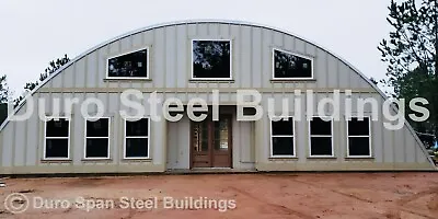 DuroSPAN Steel 50'x20'x17' Metal Quonset DIY Home Building Kits Open Ends DiRECT • $6888